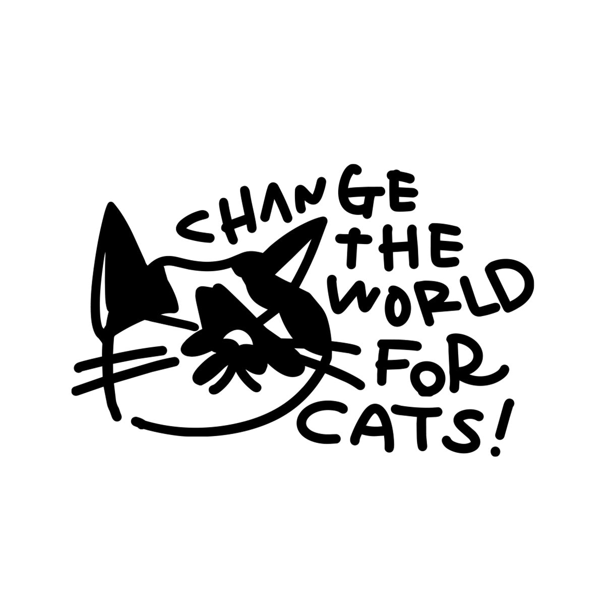 【 保護猫カフェねこかつ 】Logo T-shirt
