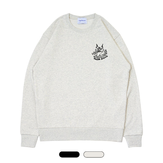 【 京都市動物園 】YAMANEKO Crew Sweatshirt