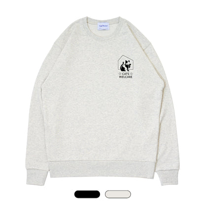 【 CATS WELCARE 】Original Logo クルースウェット