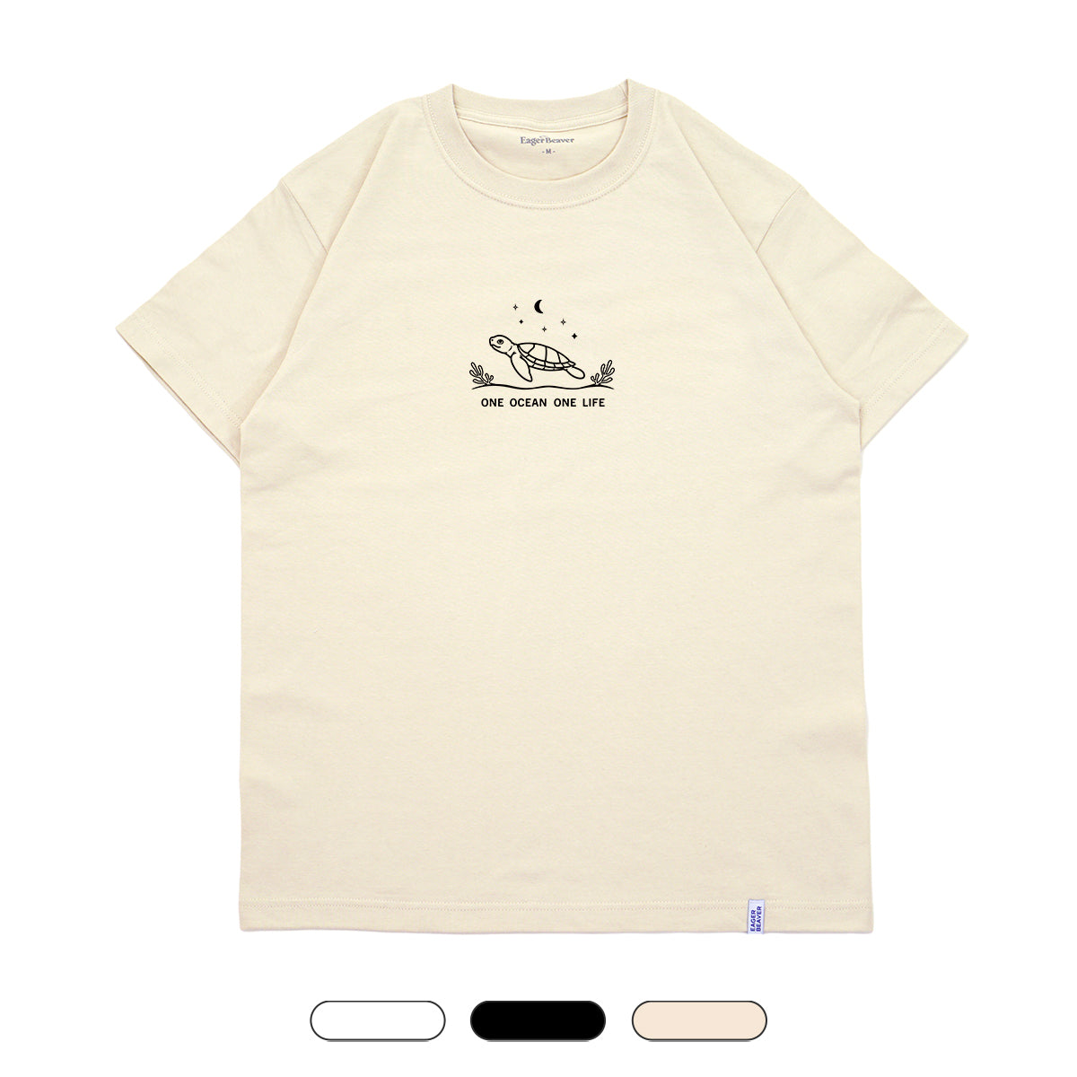 【 ちゅらむら沖縄沿海保全 】Logo T-shirt