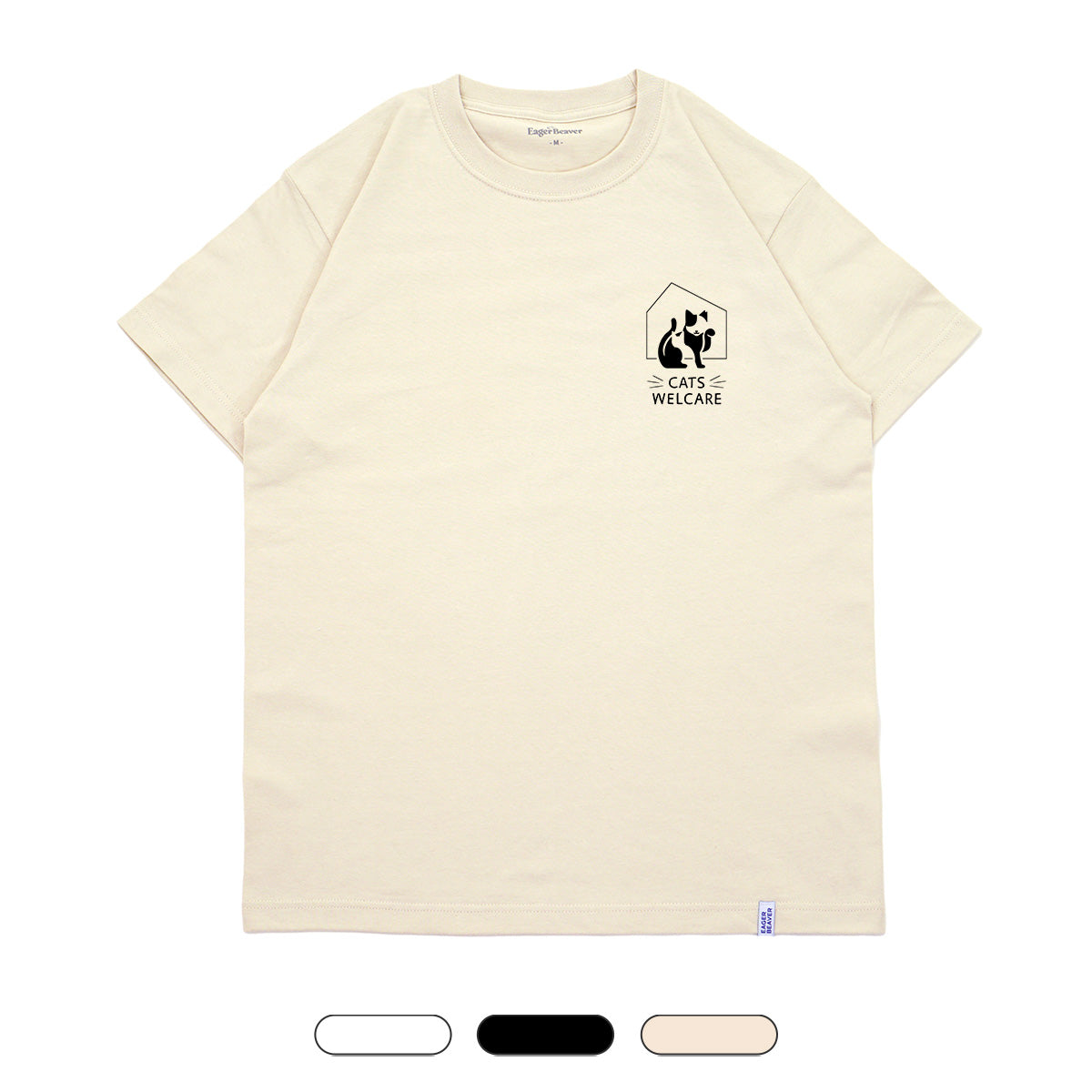 【 CATS WELCARE 】Original Logo Tシャツ