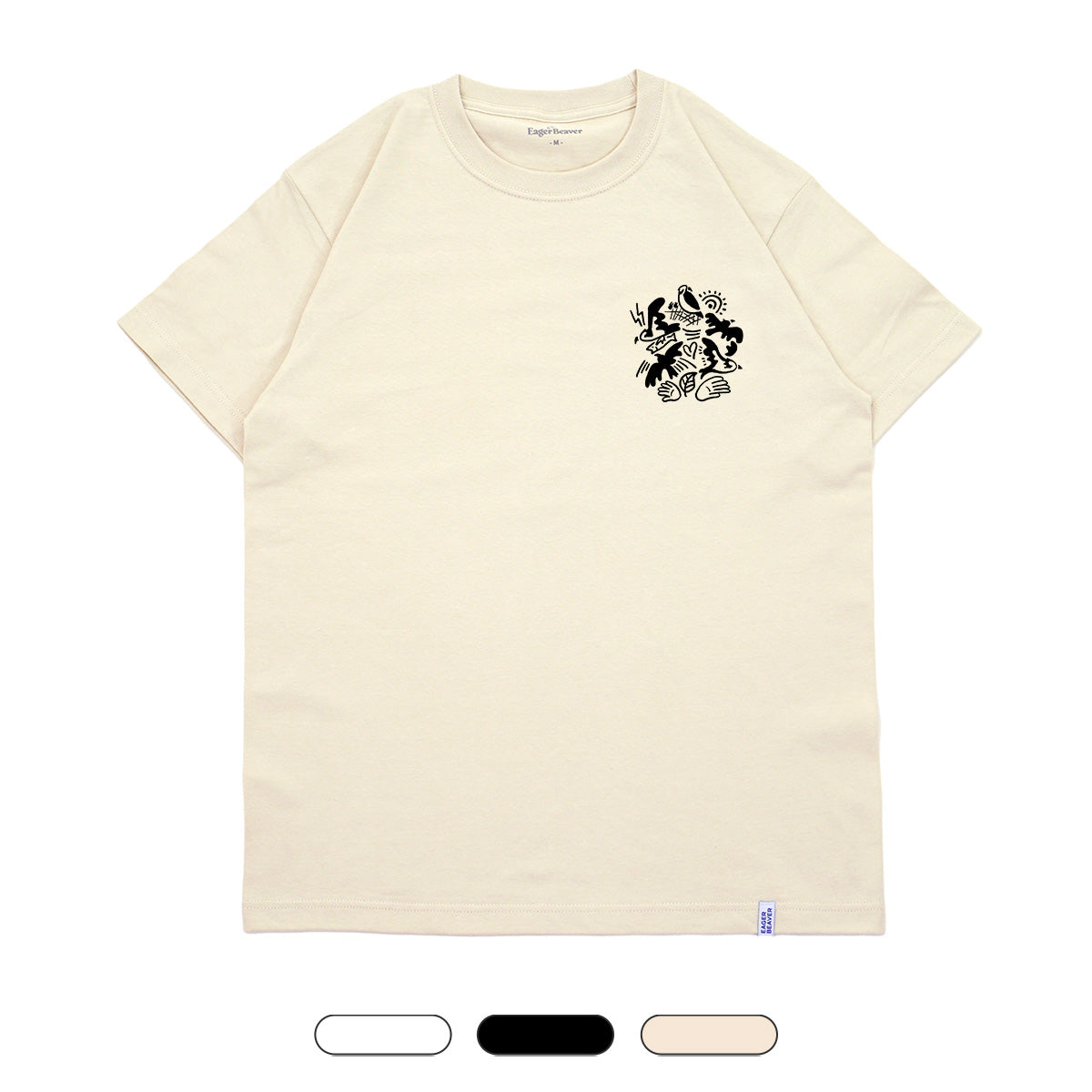 【 放鳥’s 】 Logo Tシャツ