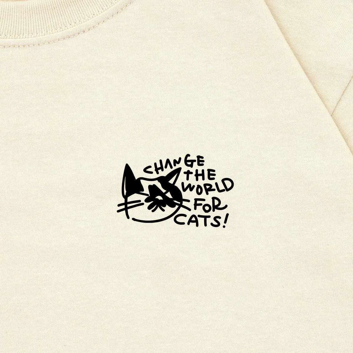 【 保護猫カフェねこかつ 】Logo T-shirt