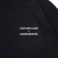 【 CATS WELCARE 】Original Text Tシャツ