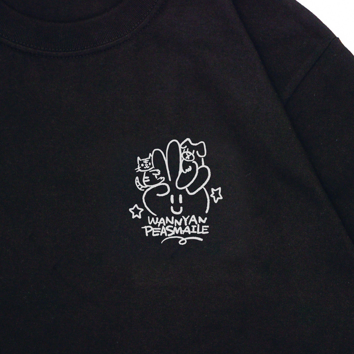 【 学生愛護団体 ワンニャンピースマイル 】 Logo Tシャツ