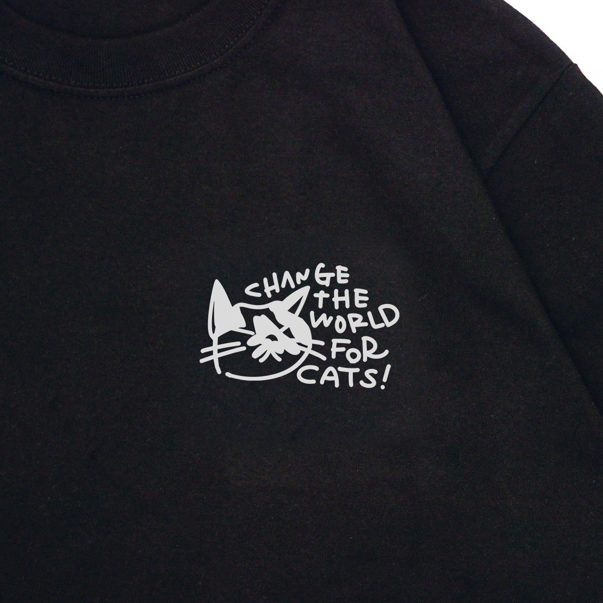 【 保護猫カフェねこかつ 】Logo T-shirt