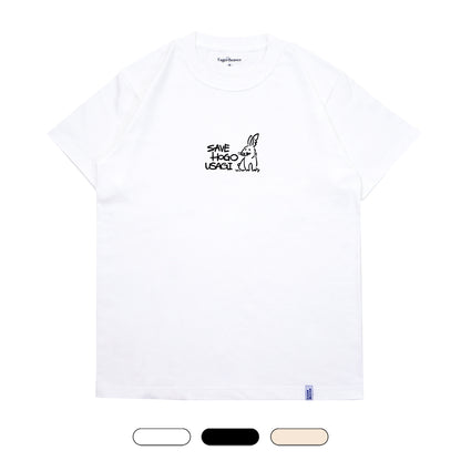 【 一般社団法人うさぎとひとの幸せを支える会 】 Logo Tシャツ