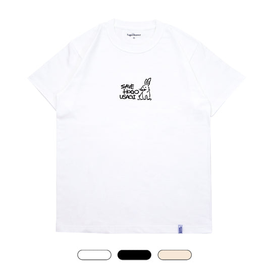 【 一般社団法人うさぎとひとの幸せを支える会 】 Logo Tシャツ