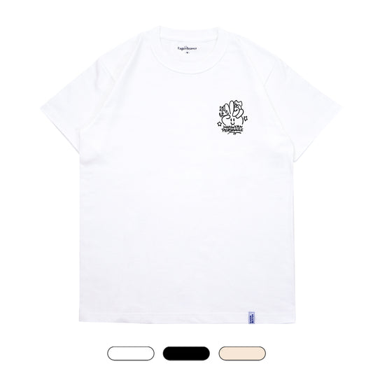 【 学生愛護団体 ワンニャンピースマイル 】 Logo Tシャツ