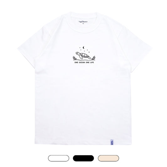 【 ちゅらむら沖縄沿海保全 】Logo T-shirt