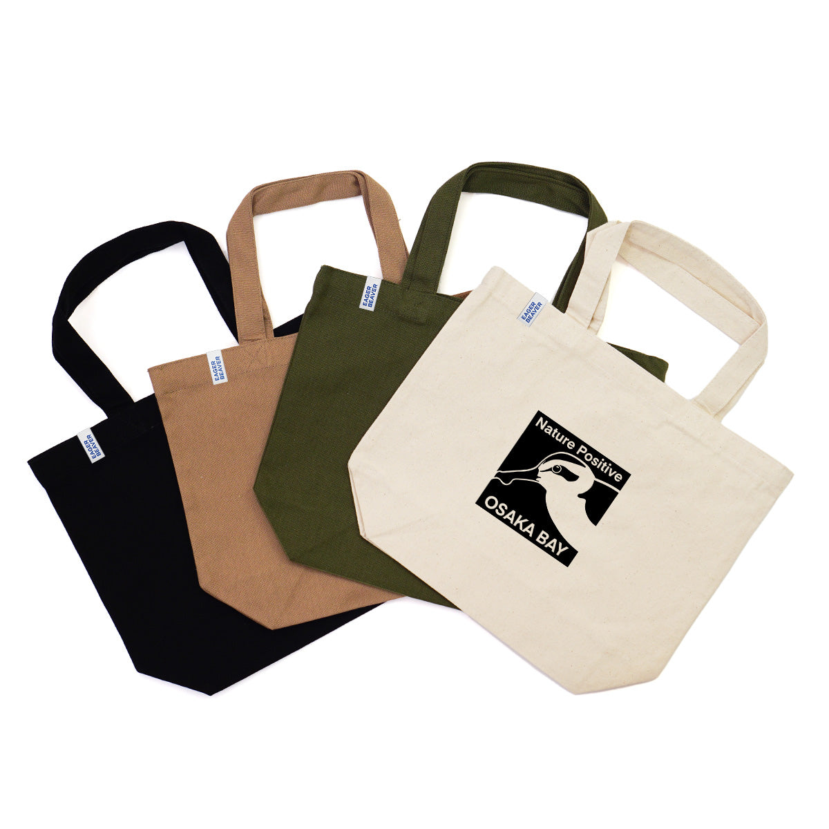 【 日本野鳥の会 大阪支部 】Logo トートバッグ